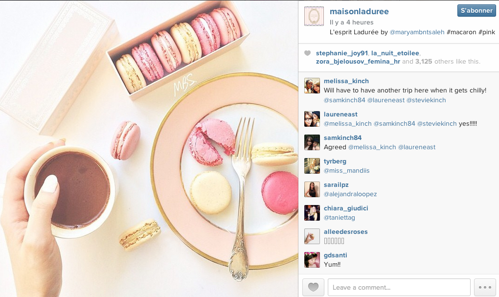 Ladurée - Instagram