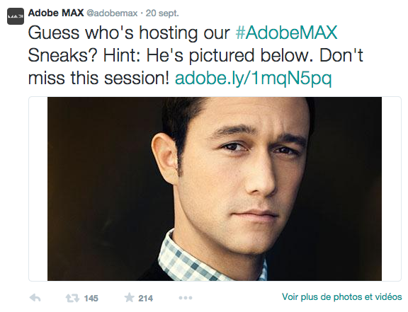 Twitter Adobe Max