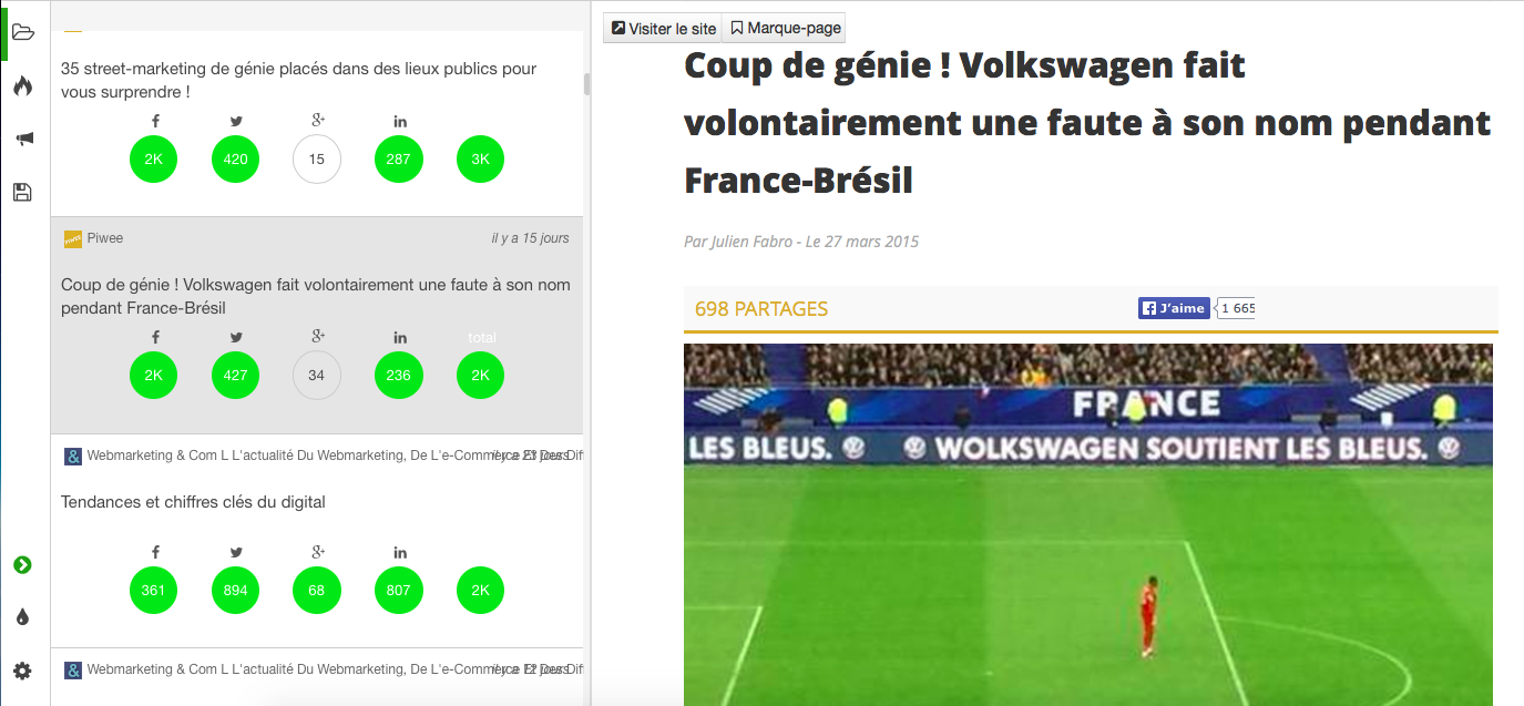 Mode liste