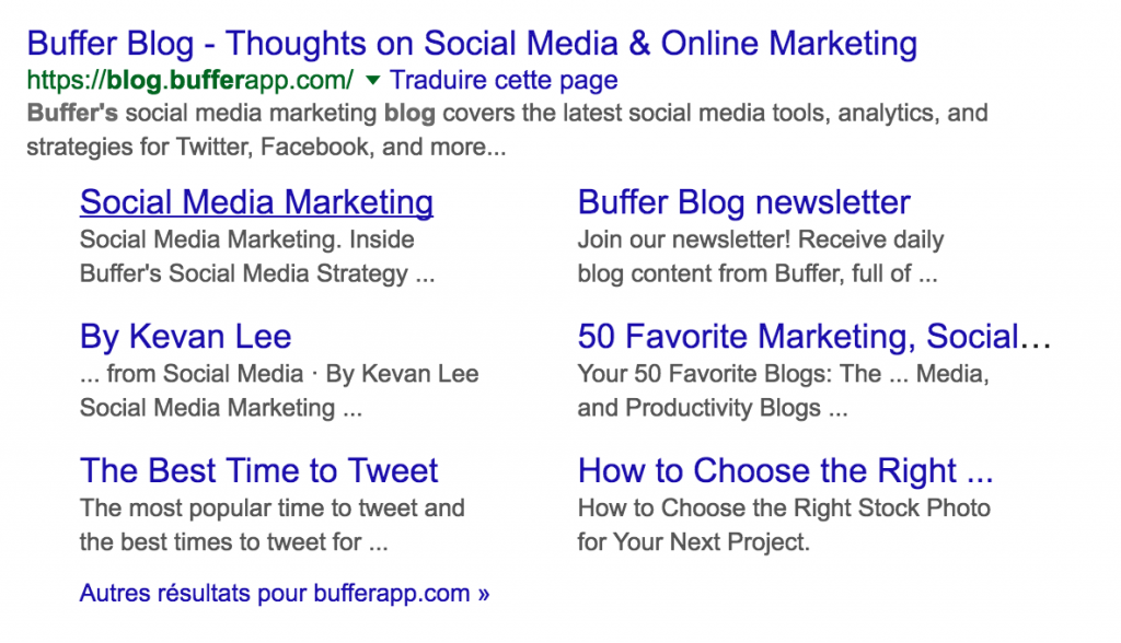 Blog Buffer - marketing de contenu