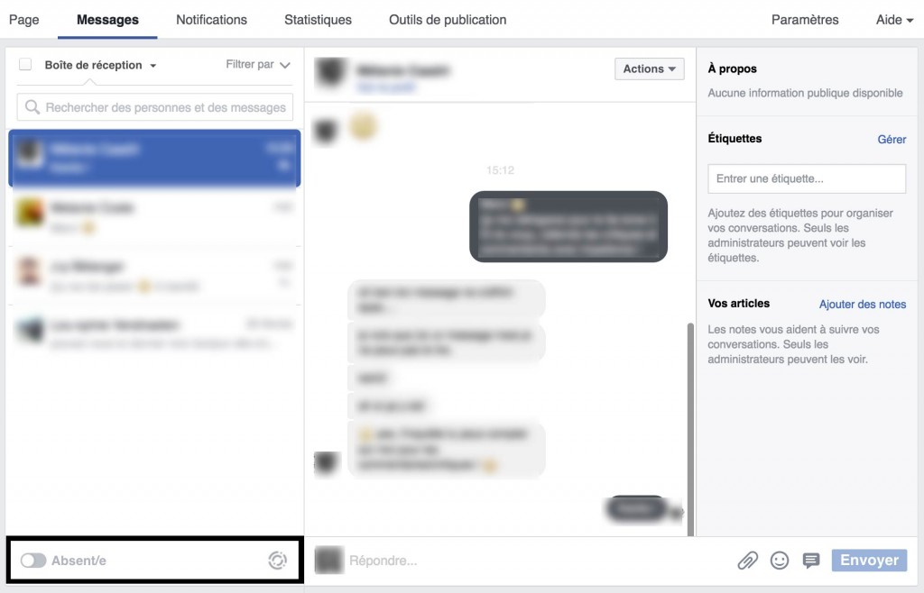 Facebook Messenger pour les pros