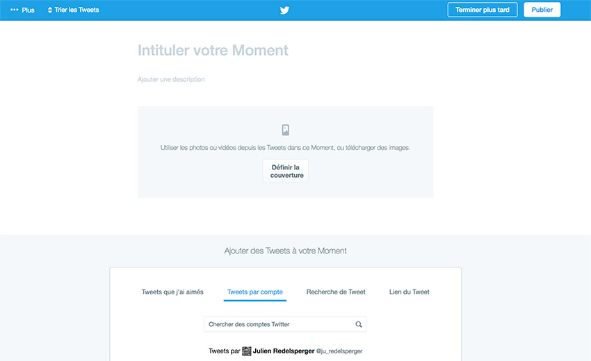 Twitter Moments